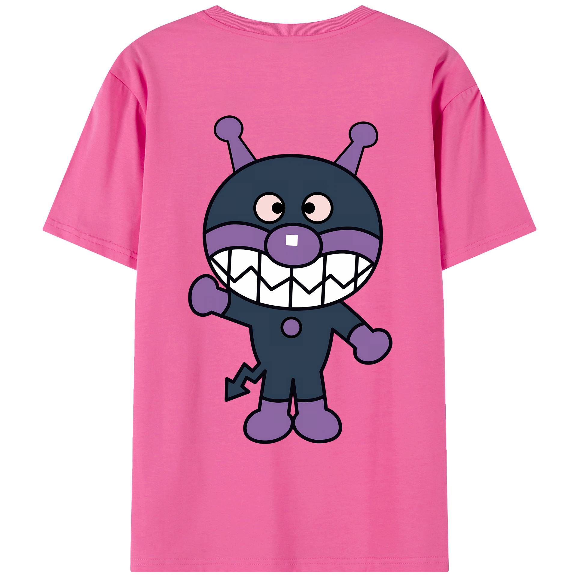 （画像用） アンパンマン Anpanman レディース半袖Tシャツ(バックプリント)